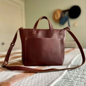 Portland Leather Goods Mini Tote plus Small Goods